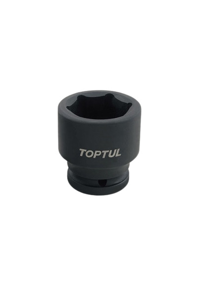 TOPTUL KABA1621 impact socket wrench, 1/2 inch square drive, hexagonal profile, opening c