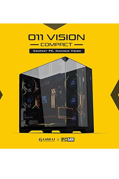 Lian Li Lian Li O11 Vision Compact Rust-Resistant ATX Mid Tower Case