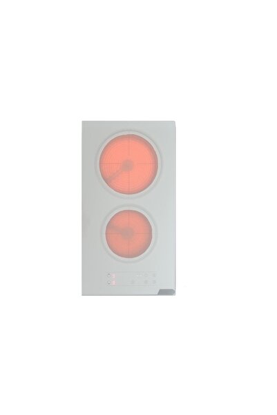 Alveus Beyaz İkili Vitro Seramik Ankastre Elektrikli Domino Ocak