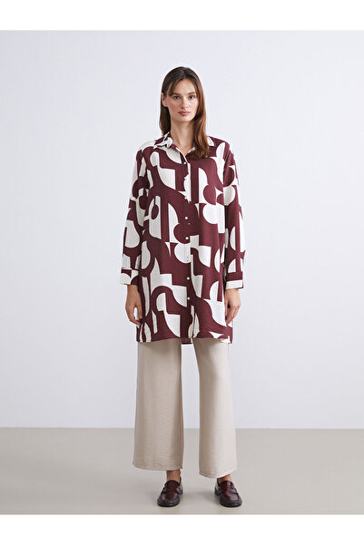 LC Waikiki Beige Elastic Waist Wide Leg Women's Trousers