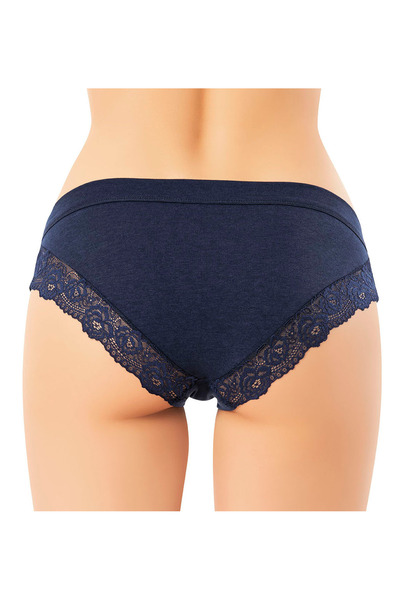 Zeta Group Women's Lace Detailed Color and Pattern Variety Panties 6 Pack - Multiple Colors - Ilc2.Kowtao51G06-Cok