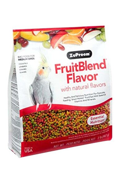 Zupreem Fruitblend- Natural Fruit Daily Bird Food Multicolour 907grams