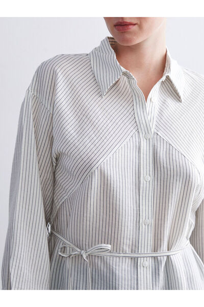 LC Waikiki İzr New Season Striped Women's Shirt Tunic