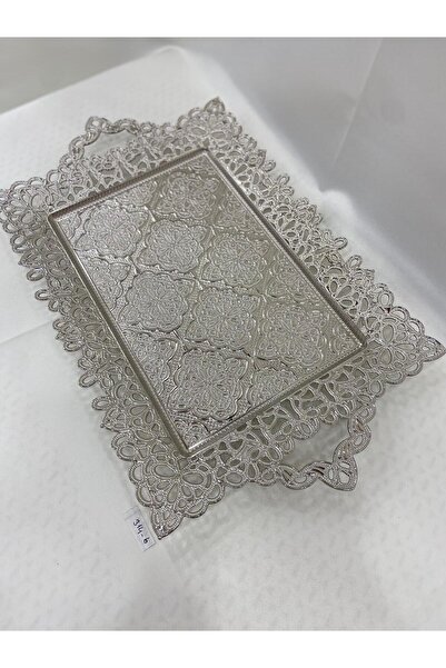 GÜRLEK TEKSTİL Tavă pentru ciocolată Sena, culoare argintie în relief, dimens...