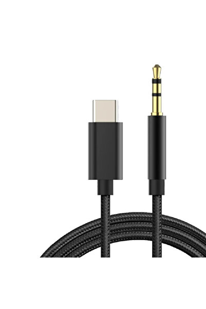 Choice black Type C to 3.5mm Audio Jack Adapter Aux Audio Cable Car Speaker Headphones Audio Cable For iPho