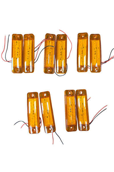 TAS 18 Led Parmak Led Kasa Dorse Lambası 12v Sarı (E Belgeli) 10 Adet Fiyatı