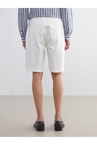 LC Waikiki Ανδρικό σορτς Ecru Standard Fit