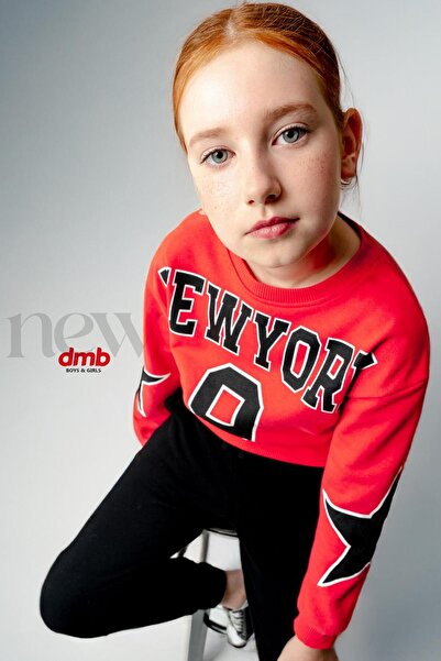 DMB BOYS & GIRLS Dmb Girls' Sports Suit 11-15 Years Old Red