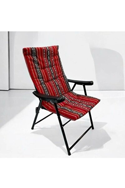 smart home كرسي تخييم وحديقة تراثي مريح مبطن قابل للطي مع مسند للذراعين ومسند...