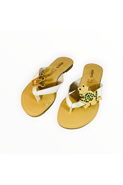 Adam Women's Slippers ADAMS Princess and Frog Leather White, Size 37 EU