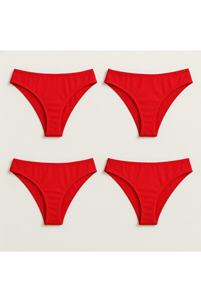 BALDOMERO Women's Brazilian Panties 4-Pack – Everyday Comfortable Cotton