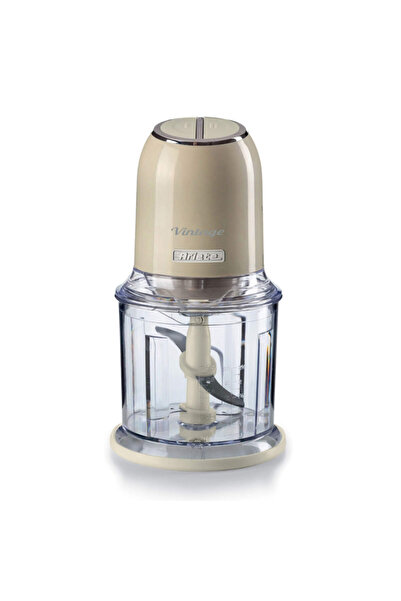 ARIETE Chopper VINTAGE 0438/03, 400W, 600 ml, 2 speeds, Stainless steel, Graduated cup, Beige
