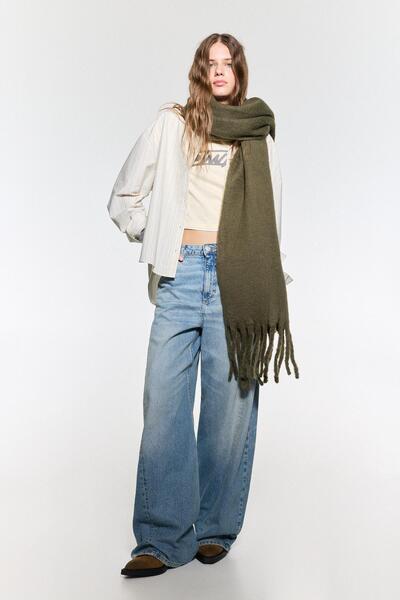 Pull & Bear Moher efektli atkı