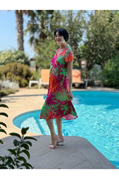 Punta Otantik Ft179141 Viscose Fethiye Dress