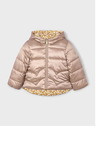 MAYORAL Kız Çocuk Çift Taraflı Mont 4-8 Yaş Kahve