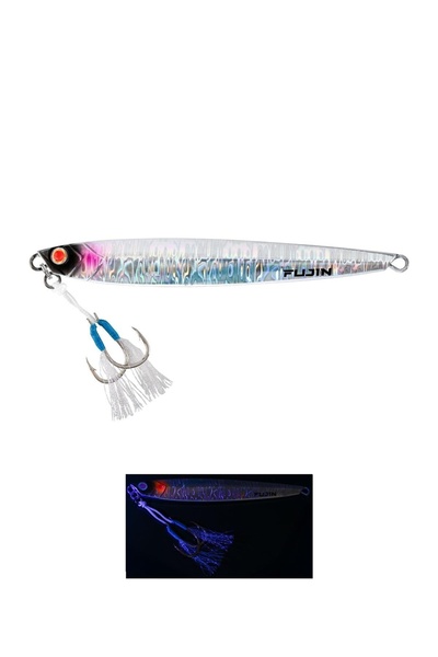 Fujin Valhalla Darksea 80gr Metal Jig Yem UV White Glow