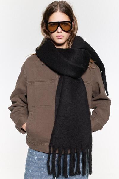 Pull & Bear Moher efektli atkı