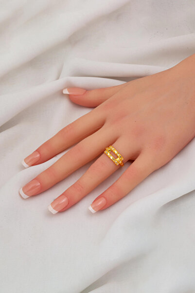 Bilezikci Burma Kaburga 14 Ayar Altın Yüzük