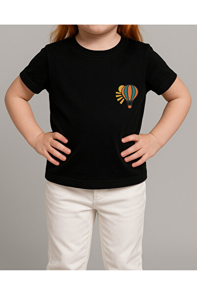 TREND YANKI Unisex Children's T-Shirt (Flying Balloon)