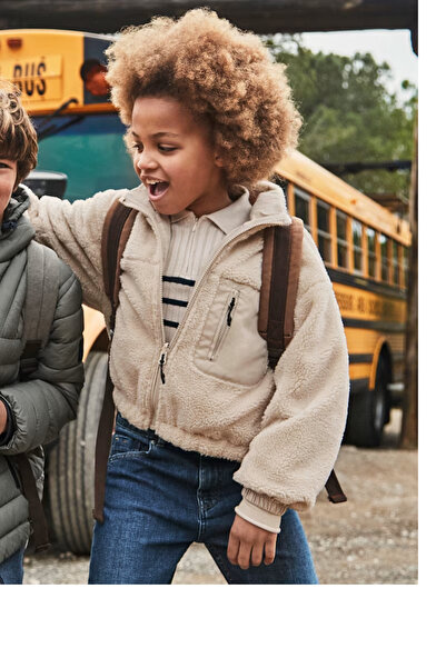 MAYORAL Palton pentru fetiță cu două fețe 10-14 ani Bej