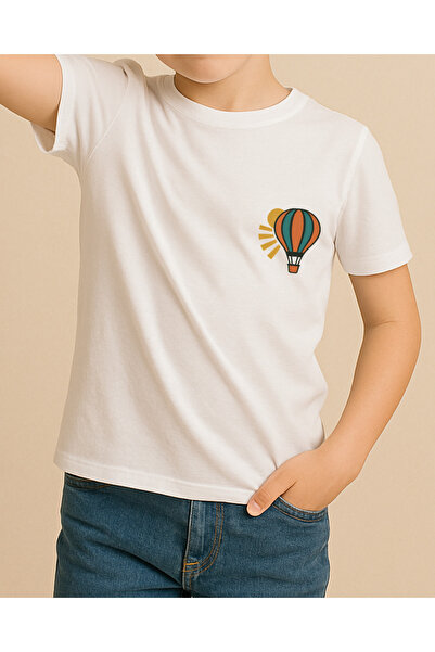TREND YANKI Unisex Children's T-Shirt (Flying Balloon)