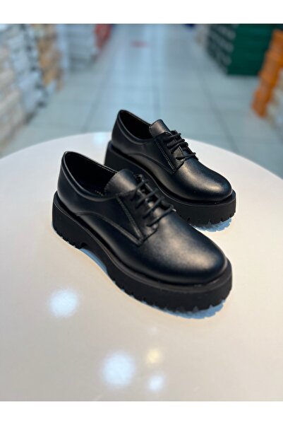 Alphus Γυναικεία παπούτσια Oxford με ψηλή σόλα με κορδόνια Serrace