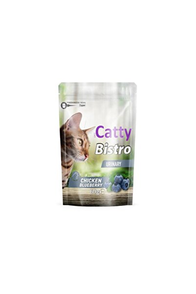 Bistro Üriner Tavuklu ve Yaban Mersinli Kedi Ödül Maması 60 Gr