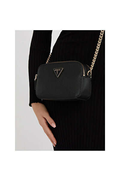 Guess Γυναικεία χιαστί μαύρη τσάντα