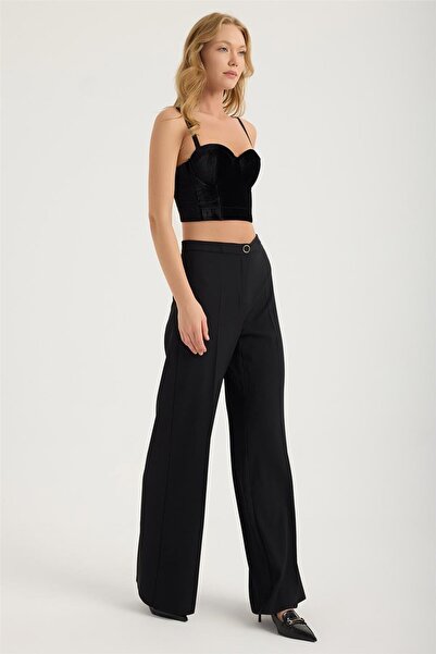 HomeStore Yüksek Bel Geniş Kesim Pantolon