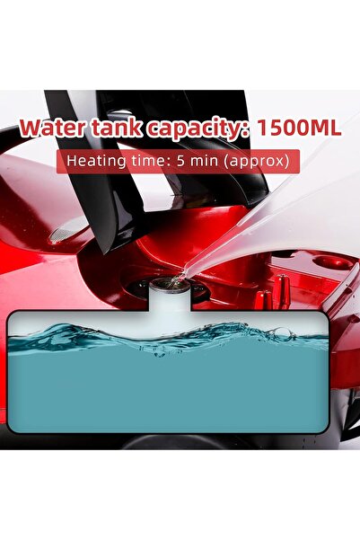 Türkiye Steam Cleaner, 15-in-1 Heavy Duty Steamer, Multipurpose Steam Mop, 1500W 1500ML Chemical-Free Househ