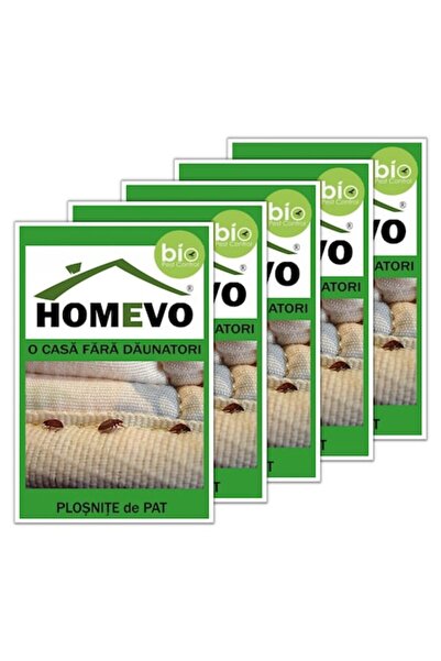Homevo Set 5 buc x Ploșnițe de pat Diatom 50g