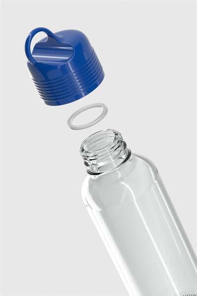 Renga Moon 450 ml Glass Flask 922009 Blue