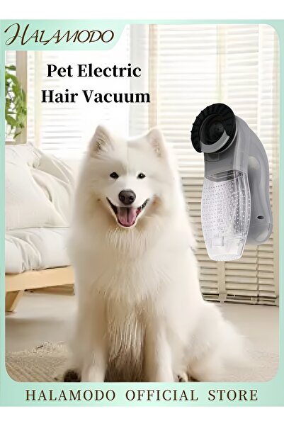 HALAMODO جهاز تنظيف شعر الحيوانات الأليفة الكهربائي، جهاز تدليك محمول، مكنسة ...