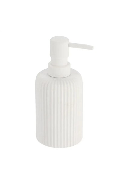 ACE موزع صابون بوليريسين من تيندانس مع شرائط مستديرة (أبيض، 230 مل)