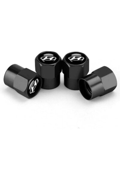 Endurance Sports Set 4 capace auto aluminiu, Hexagon Hyundai, Negre