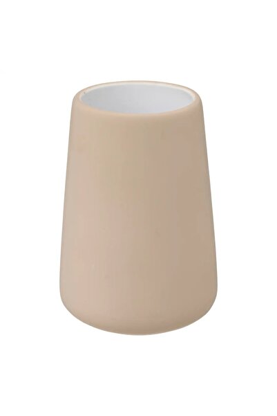 ACE حامل فرشاة أسنان 5Five من الفخار (8.3 × 11.8 سم، لون بيج كتان)