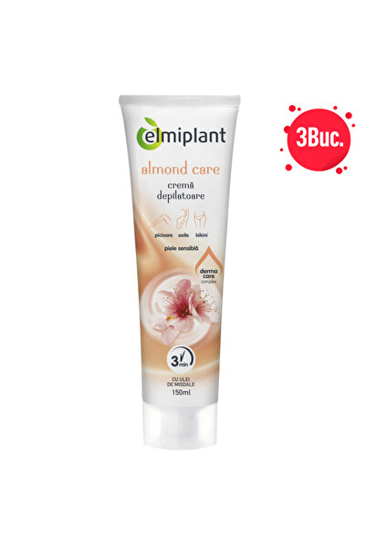 ELMIPLANT CREMA DEPILATOARE 150ML PIELE SENSIBILA - 3 LA PACHET
