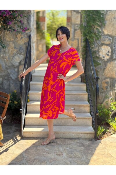 Punta Otantik Ft179016 Viscose Fethiye Dress