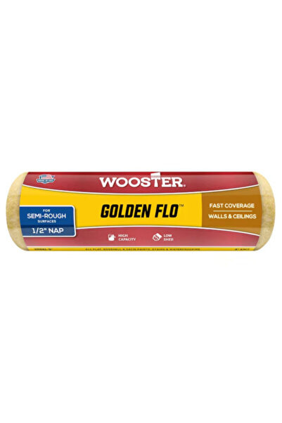 Wooster غطاء أسطوانة طلاء سريعة التغطية من en Flo مقاس 9 × 1/2 بوصة
