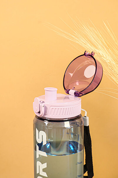 Poomy 900 ml Motivational Water Bottle with String Design - Athlete School Water Bottle