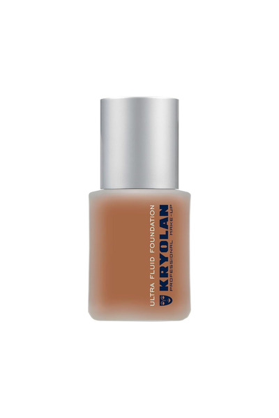 Kryolan Ultra Fluid Foundation, 30 ml - Tan 5, Brown, For All Skin Types