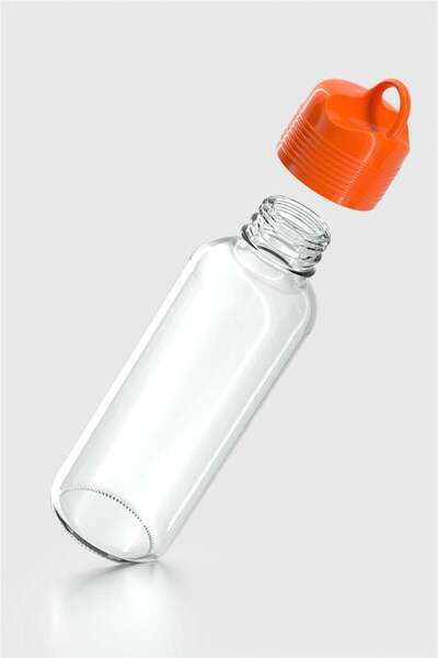 Renga Moon 450 ml Glass Flask 922009 Orange