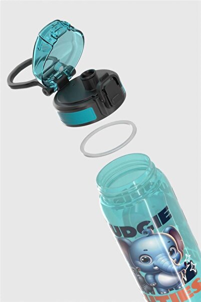 Renga Rybo-X Patterned 530 ml Children's Water Bottle 912164 Blue