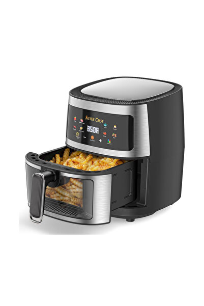 Generic Silvercrest 8L Digital Air Fryer 2400W – LCD Touch Control, 360° Rapid Air Circulation