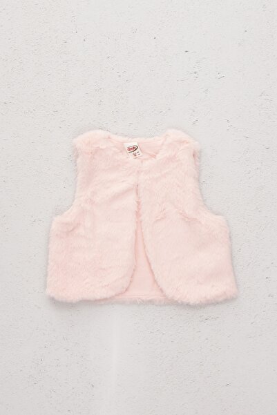 DMB BOYS & GIRLS Girl's Soft Textured Furry Plush Vest