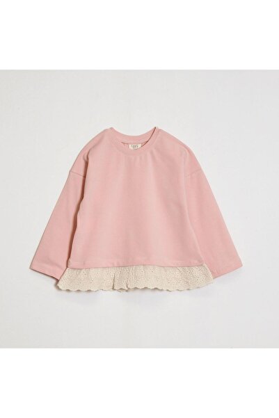 Kids KIZ ÇOCUK ETEK UCU FİSTO SWEAT