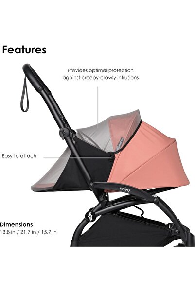 yoyo بيبي زين- غطاء الحماية من الحشرات لعربية الأطفال يويو +0