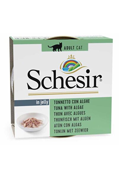 Schesir طعام القطط الرطب - تونة مع الطحالب (الحد الأدنى للطلب 85 جم - 14 قطعة...