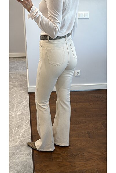 sinemkivanc co EKRU İSPANYOL PAÇA JEAN