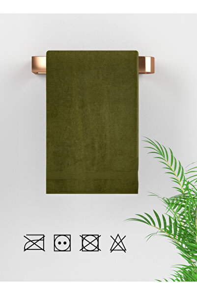 American Linen Feather Touch Bath Towel 550 GSM 100% Cotton Terry 70x140 cm -Luxury Feel, Quick Dry - Olive Green